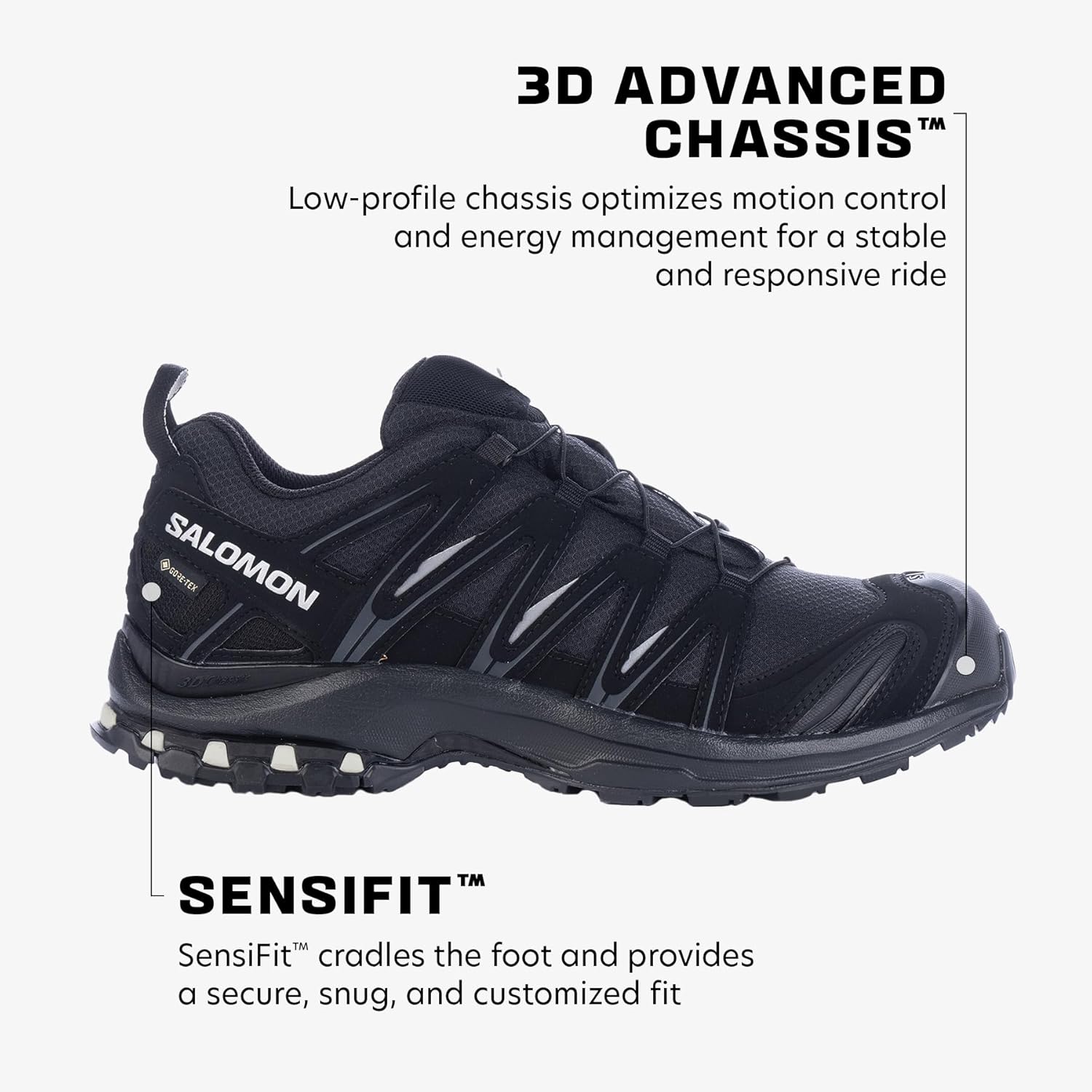 SALOMON XA Pro 3D Gore-Tex Women's Trail Running and Walking Shoes, Waterproof, Grip, and Long-lasting Protection - Image 4